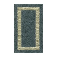 Maples Solid Cut and Loop Indoor Rectangular Accent Rug