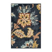 Maples Jacobean Floral Indoor Rectangular Accent Rug