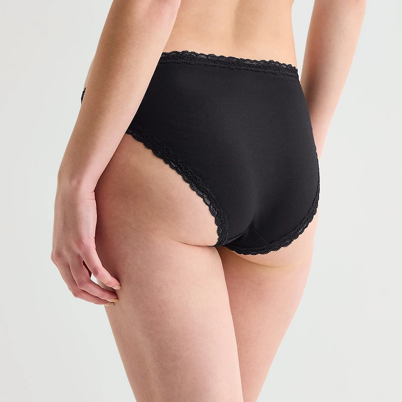 Arizona Body Cotton with Lace High Leg Bikini