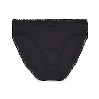 Arizona Body Cotton with Lace High Leg Bikini