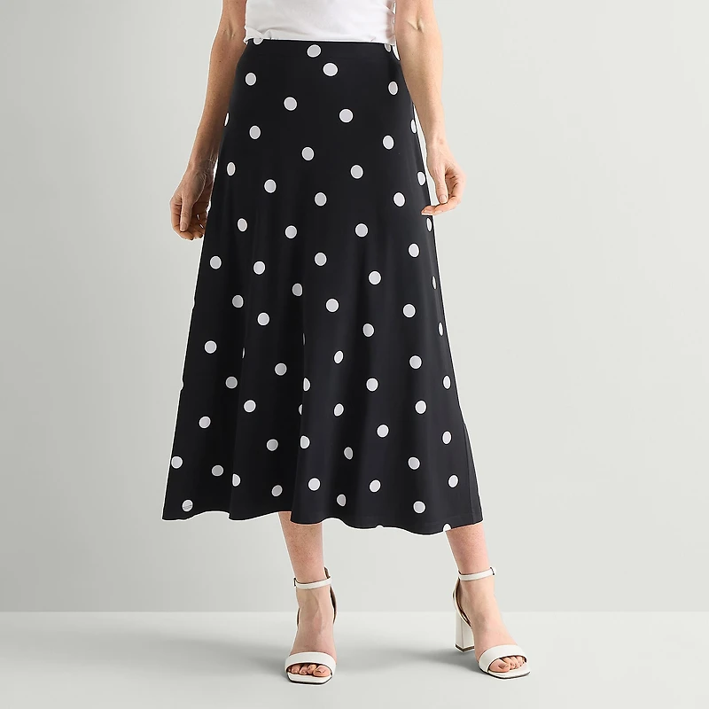 Black Label by Evan-Picone Womens Maxi Skirt