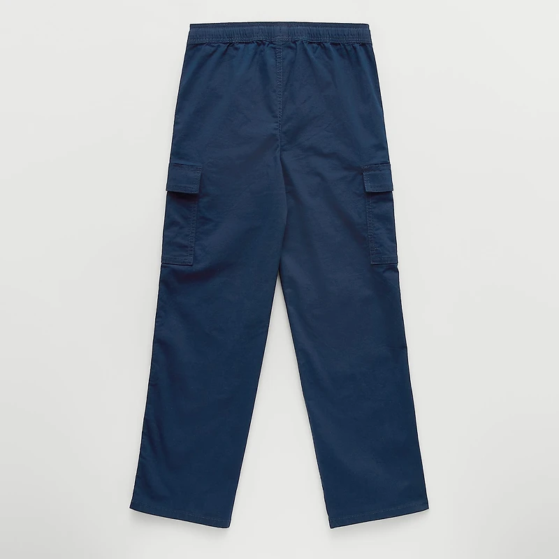 Thereabouts Pull-On Little & Big Kid Boys Drawstring Waist Straight Cargo Pant