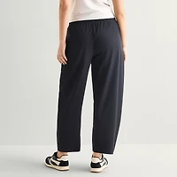 Stylus Womens Wide Leg Mid Rise Pull-On Pant