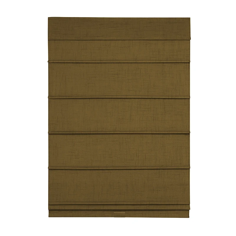 Textured Cordless Room Darkening Roman Shade