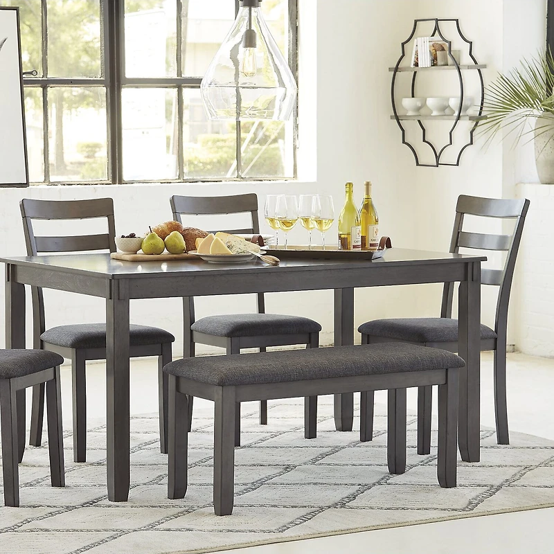 Signature Design by Ashley® Brisben 6-pc. Rectangular Dining Set