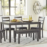 Signature Design by Ashley® Brisben 6-pc. Rectangular Dining Set