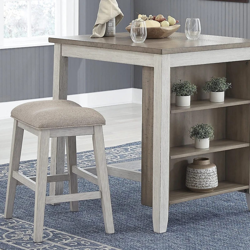 Signature Design by Ashley® Skempton 3-pc. Counter Height Rectangular Dining Set