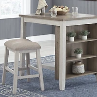 Signature Design by Ashley® Skempton 3-pc. Counter Height Rectangular Dining Set