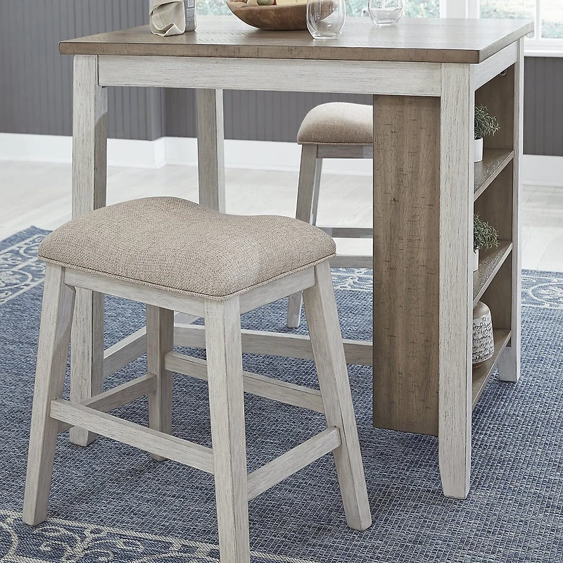 Signature Design by Ashley® Skempton 3-pc. Counter Height Rectangular Dining Set