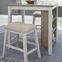 Signature Design by Ashley® Skempton 3-pc. Counter Height Rectangular Dining Set