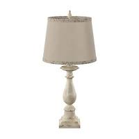 Stylecraft 14 W Distressed Green Table Lamp