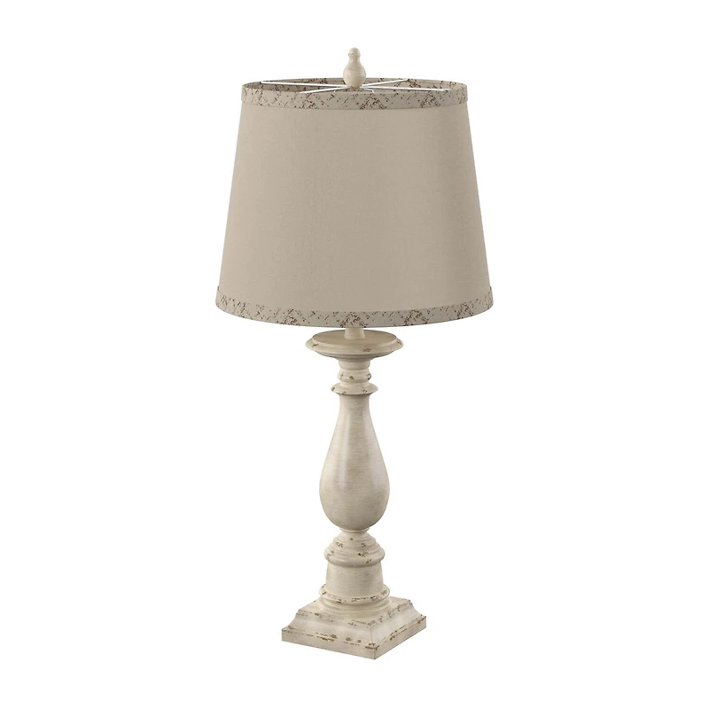 Stylecraft 14 W Distressed Green Table Lamp