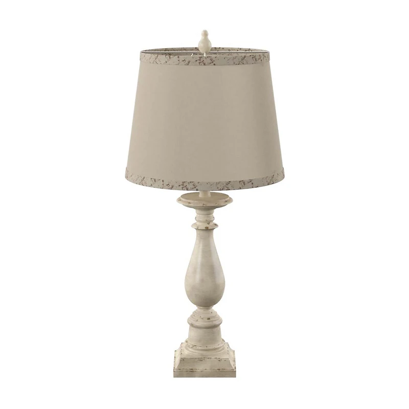 Stylecraft 14 W Distressed Green Table Lamp