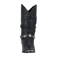 Dingo Womens Stacked Heel Cowboy Boots