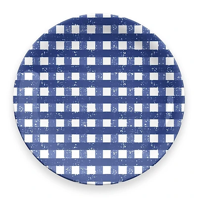Tarhong Homemade Gingham 4-pc. Melamine Dinner Plate