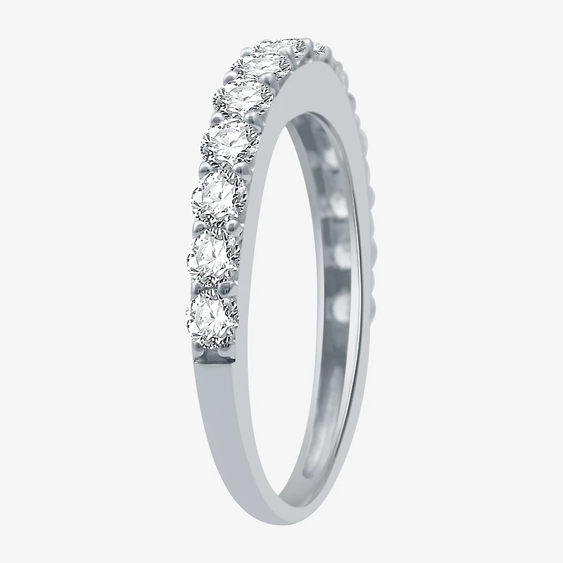Classic Collection Womens 1 CT. T.W. Natural White Diamond 10K Gold Wedding Band
