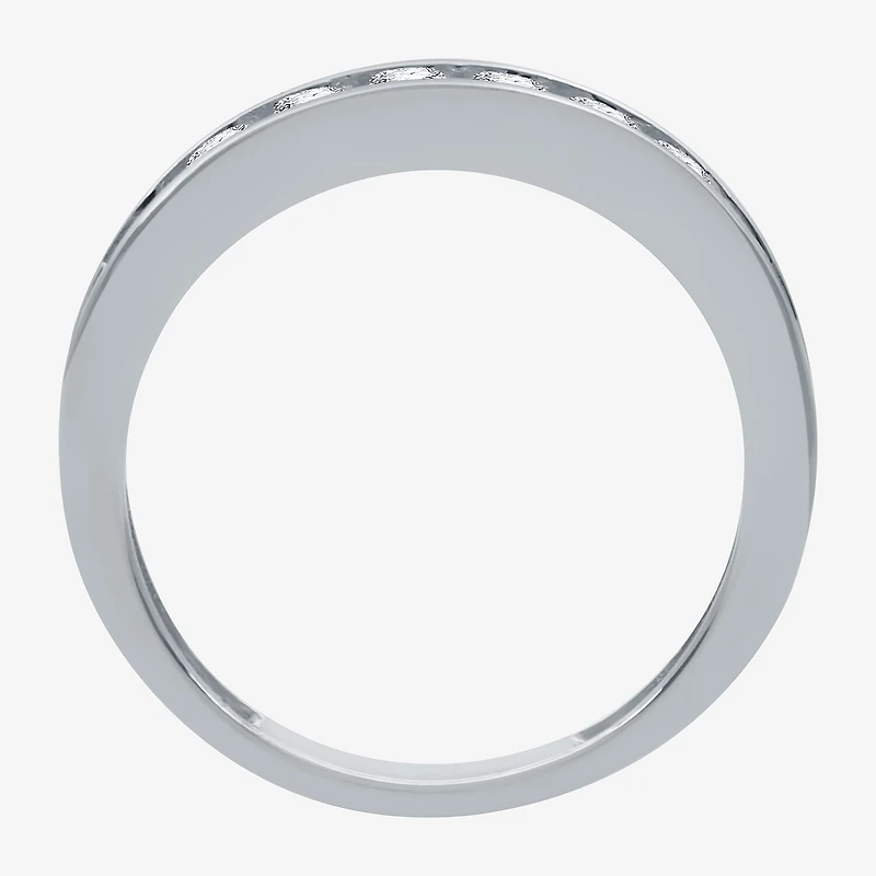 Classic Collection Womens 3.5MM 1 CT. T.W. Natural White Diamond 10K Gold Wedding Band