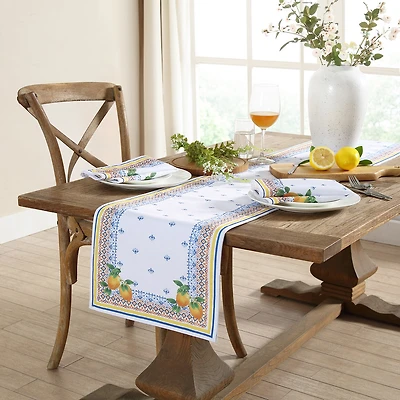 Threadmade Capri Lemon Table Runner