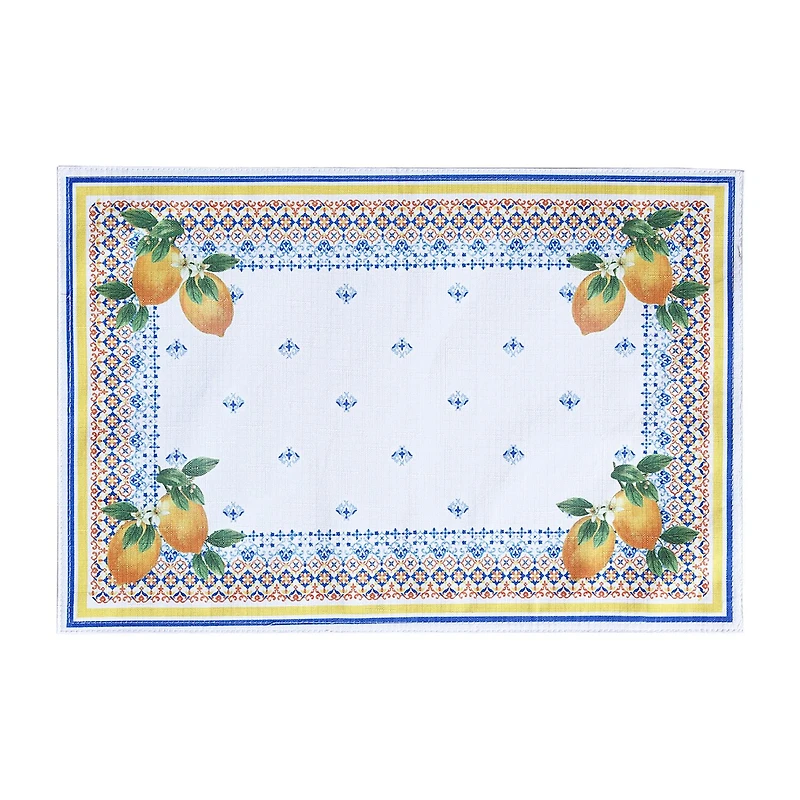 Threadmade "Capri Lemon Placemat 4-pc. Placemat