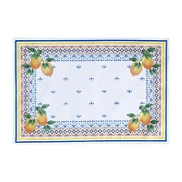 Threadmade "Capri Lemon Placemat 4-pc. Placemat