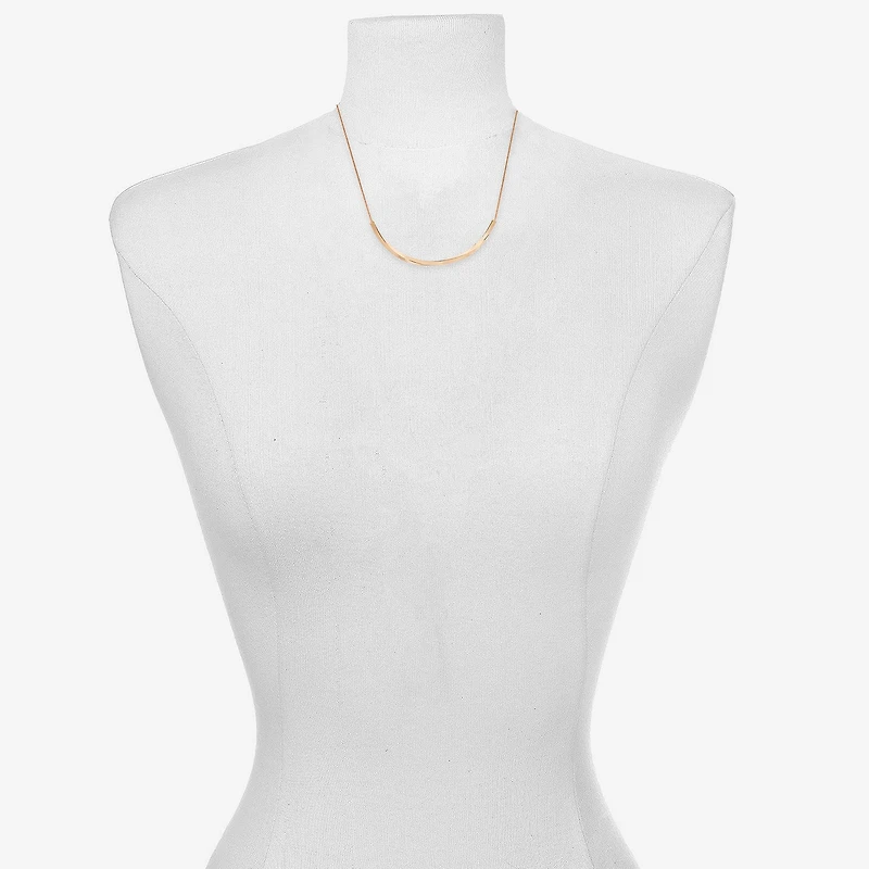 Bijoux Bar Delicates Womens 15 Inch Collar Necklace