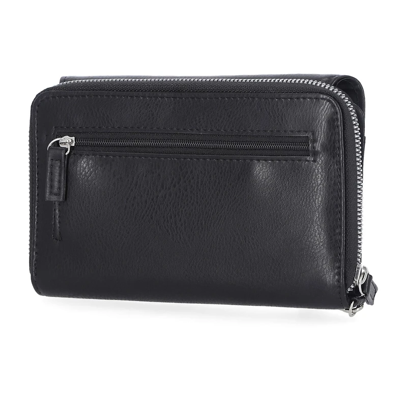 Mundi Big Fat Womens Expandable Rfid Blocking Checkbook Wallet