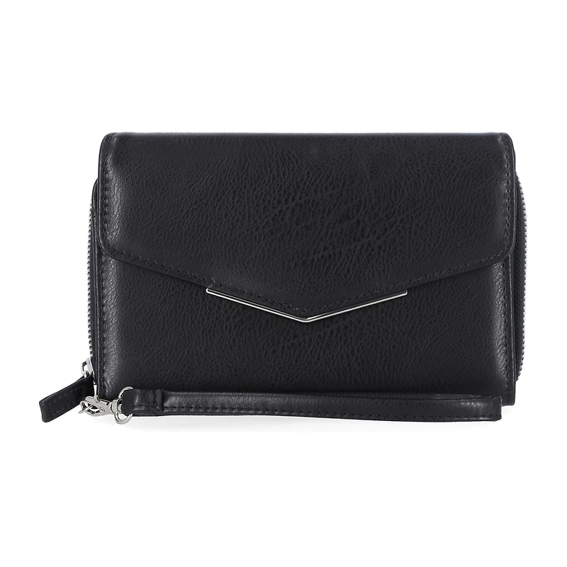 Mundi Big Fat Womens Expandable Rfid Blocking Checkbook Wallet