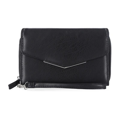 Mundi Big Fat Womens Expandable Rfid Blocking Checkbook Wallet