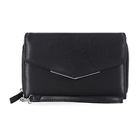 Mundi Big Fat Womens Expandable Rfid Blocking Checkbook Wallet