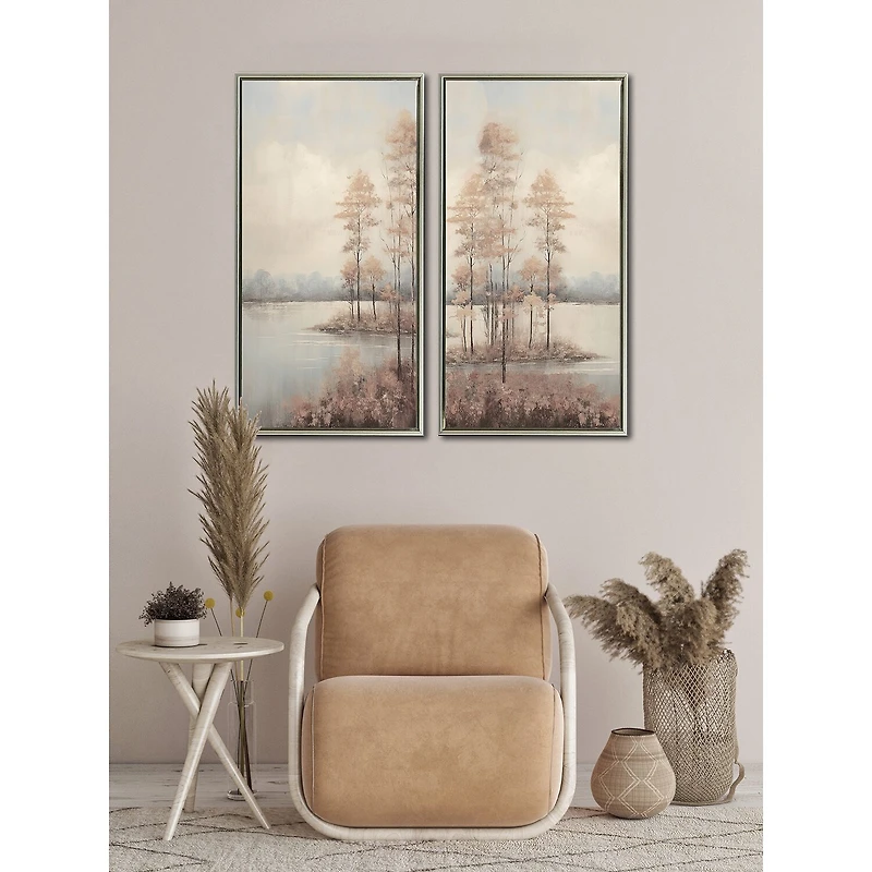 Streamline Art Radiant Oak Forest I Framed Canvas Art
