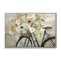 Streamline Art Autumn Bike Framed Canvas Art