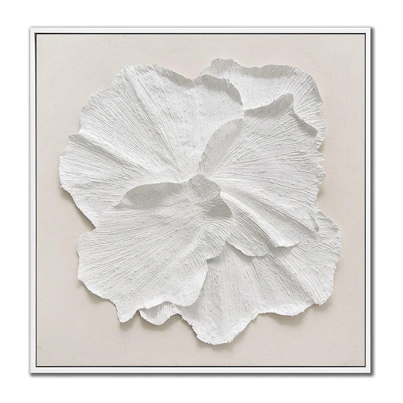 Streamline Art Delicate Petal I Framed Canvas Art