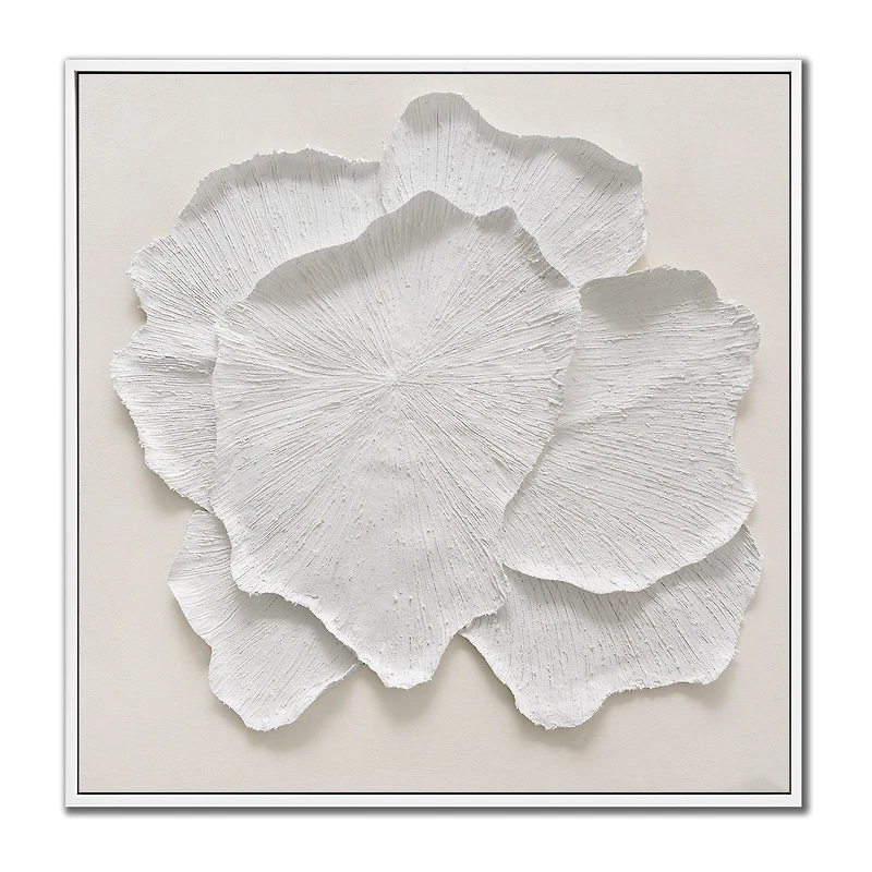 Streamline Art Delicate Petal Ii Framed Canvas Art