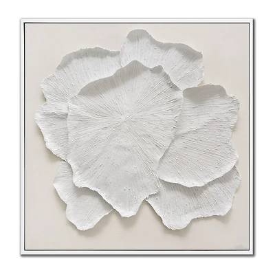 Streamline Art Delicate Petal Ii Framed Canvas Art