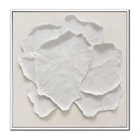 Streamline Art Delicate Petal Ii Framed Canvas Art