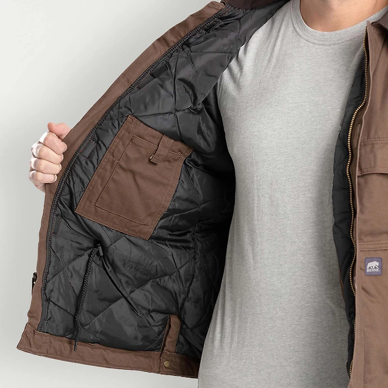 Berne Highland Washed Chore Mens Heavyweight Work Jacket