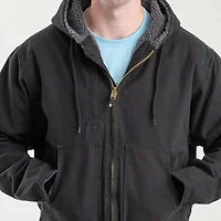 Berne Flex180 Mens Hooded Heavyweight Work Jacket