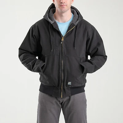 Berne Flex180 Mens Hooded Heavyweight Work Jacket