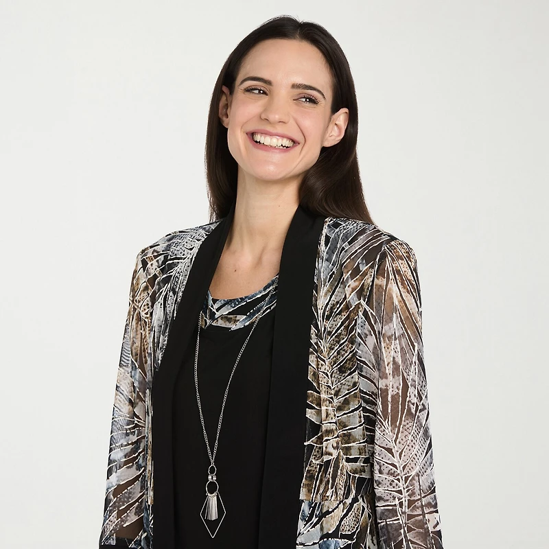 R & M Richards Womens Petite Jacket Dress