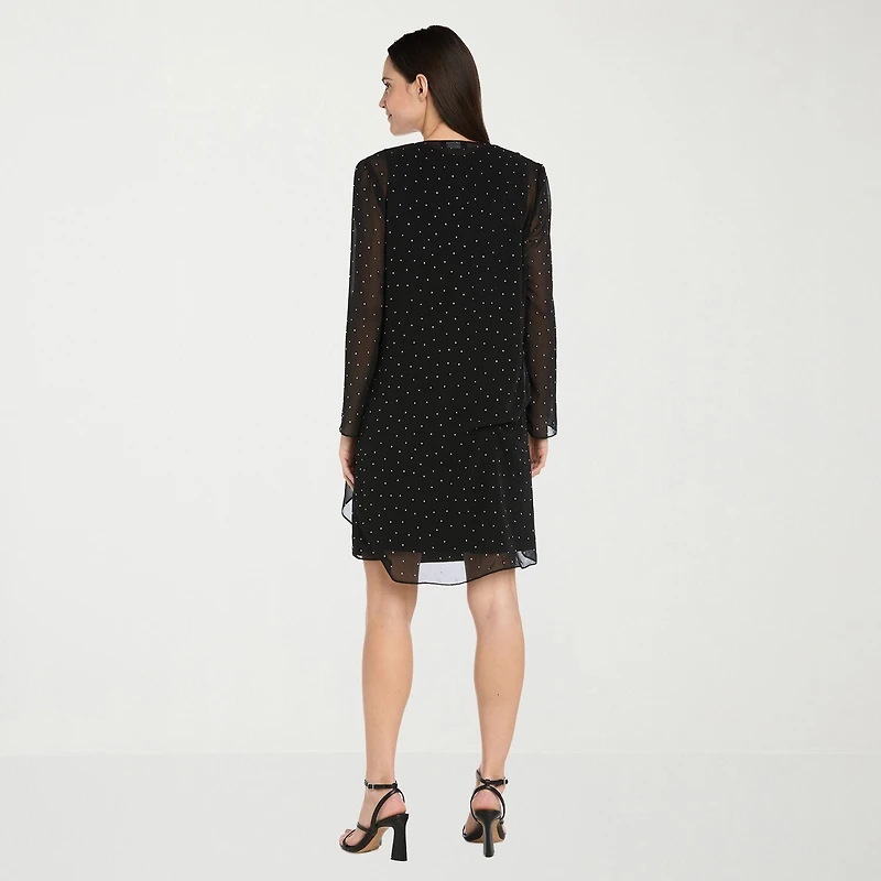 R & M Richards Womens Jacket Dress