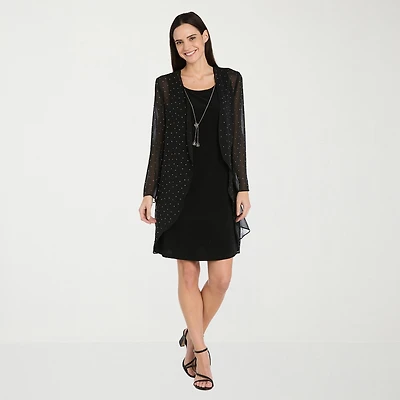 R & M Richards Womens Jacket Dress