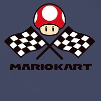 Novelty Mens Short Sleeve Regular Fit Super Mario Button-Down Shirt