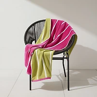 Outdoor Oasis Cabana Stripe Double-sided Beach Towel