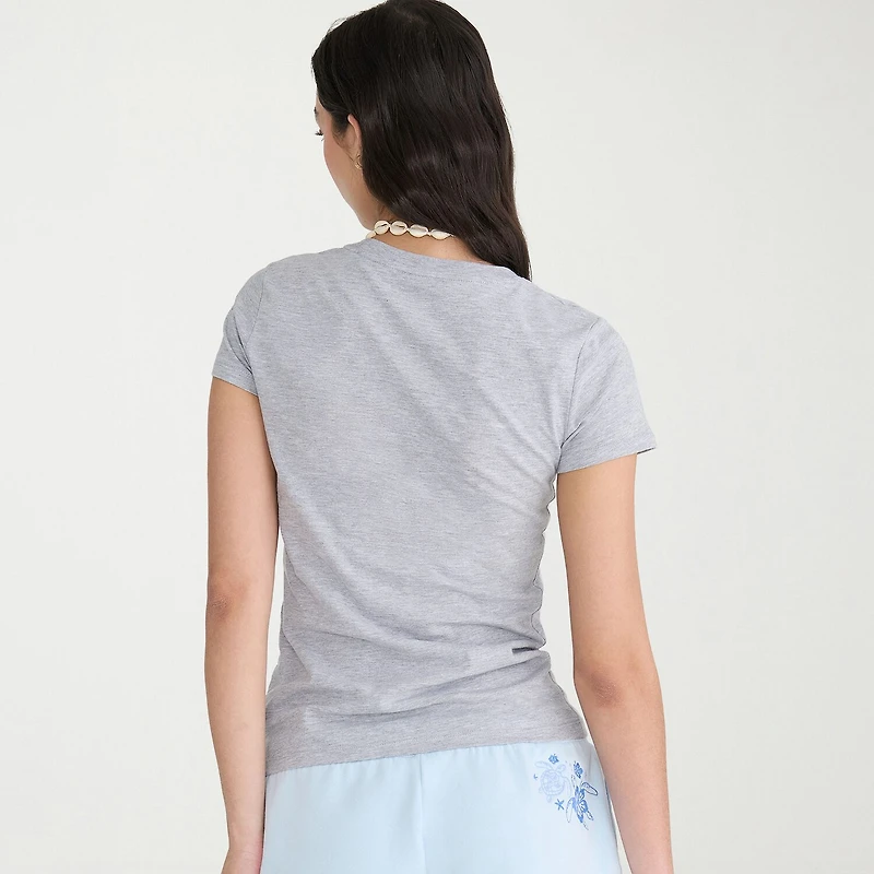 AEROPOSTALE Womens Juniors Crew Neck Short Sleeve Regular Fit Graphic T-Shirt