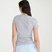 AEROPOSTALE Womens Juniors Crew Neck Short Sleeve Regular Fit Graphic T-Shirt