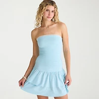 AEROPOSTALE Womens Juniors Straight Neck Sleeveless Casual Bodycon Dress