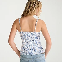 AEROPOSTALE Womens Juniors Square Neck Sleeveless Tank Top