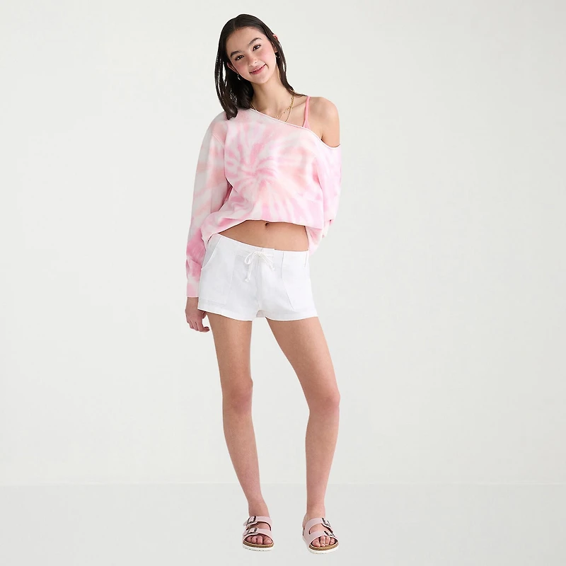 AEROPOSTALE Womens Low Rise Juniors Pull-On Short