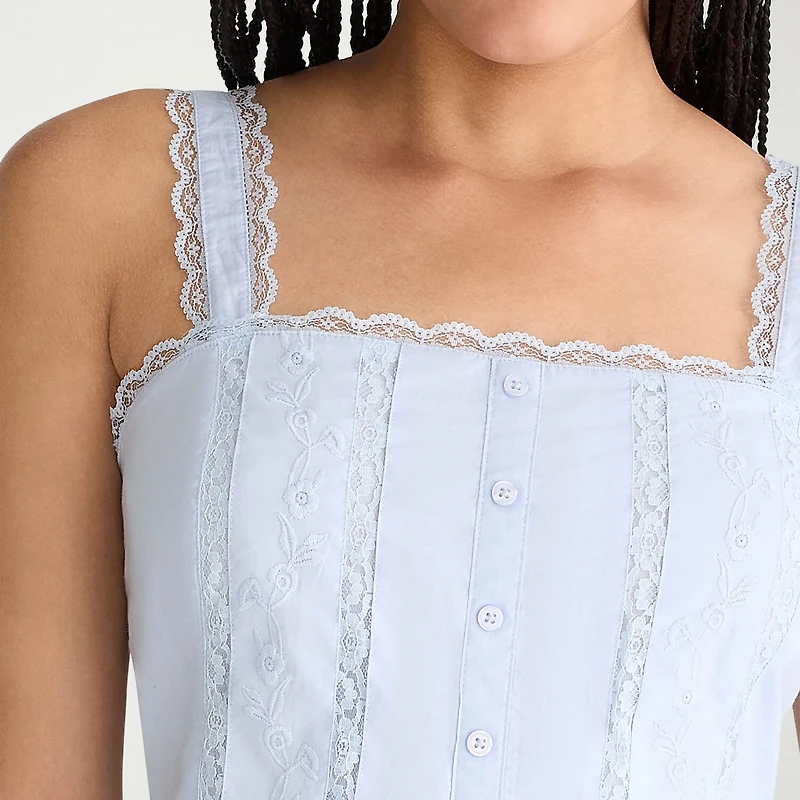 AEROPOSTALE Womens Juniors Square Neck Sleeveless Peplum Top
