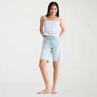 AEROPOSTALE Womens Juniors Square Neck Sleeveless Peplum Top